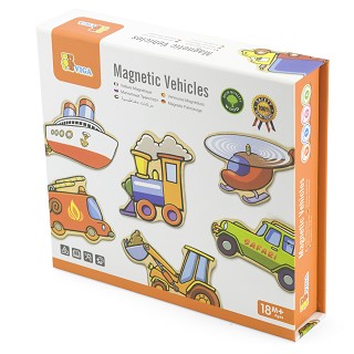 Viga Toys - Magnetic Vehicles - 20 pieces